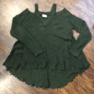 Green Oversized Sweater